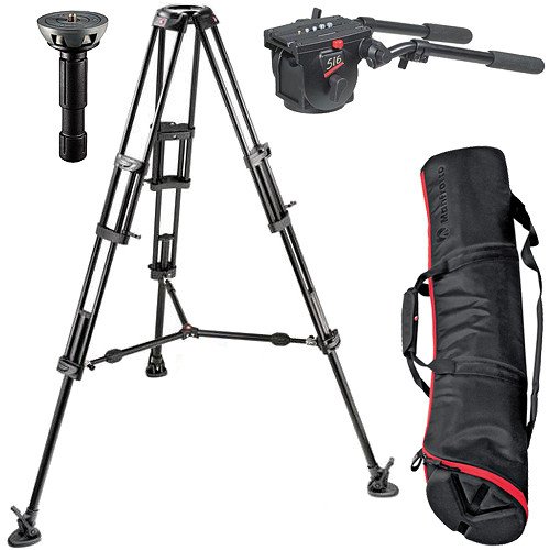 Manfrotto 516 fluid head with 350MVB tripod