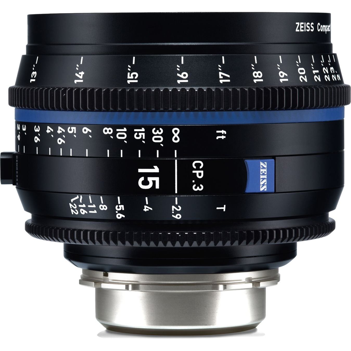 ZEISS CP.3 15mm T2.1 Compact Prime Lens (Canon EF Mount, Meters)