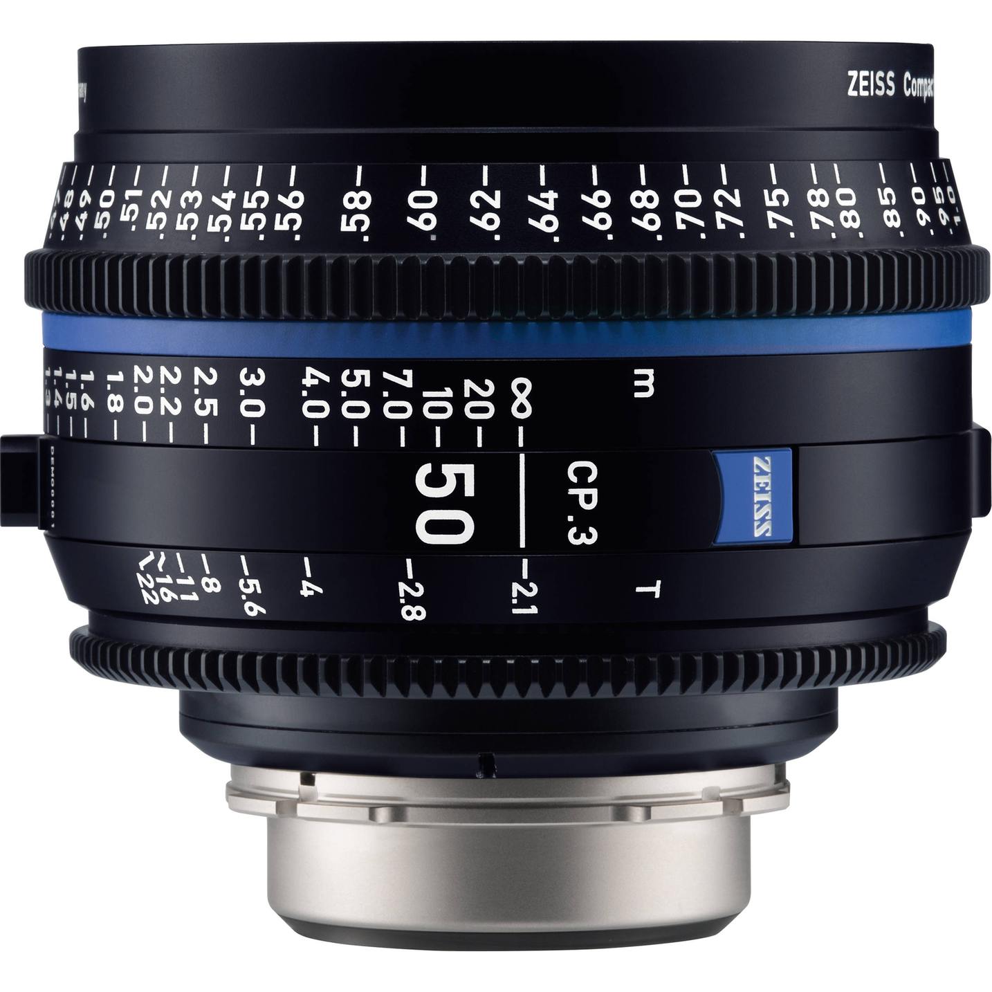 ZEISS CP.3 50mm T2.1 Compact Prime Lens (Canon EF Mount, Meters)