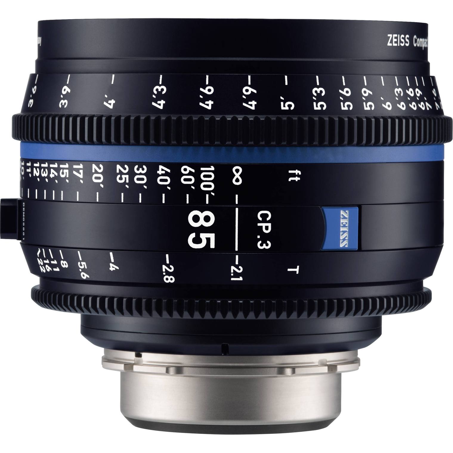 ZEISS CP.3 85mm T2.1 Compact Prime Lens (Canon EF Mount, Meters)