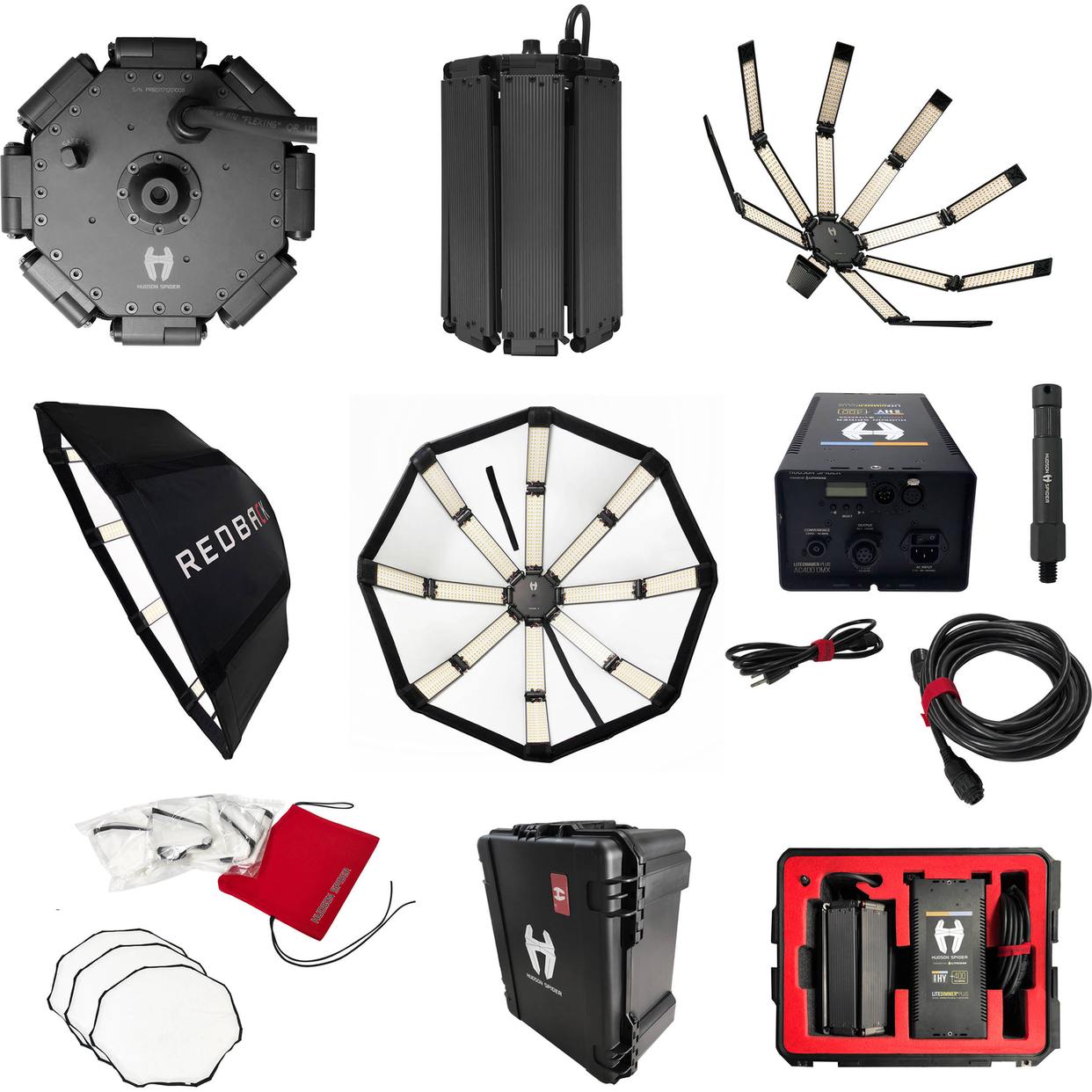 Hudson Spider Redback 36″ Octagon Parabolic LED